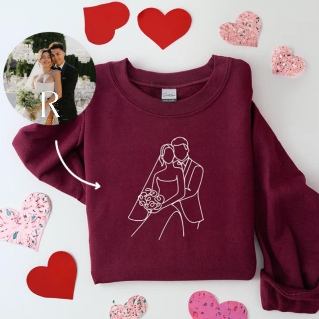 Rundhalspullover Unique